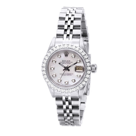Ladies Rolex Datejust Diamond Bezel Watch ... 968879