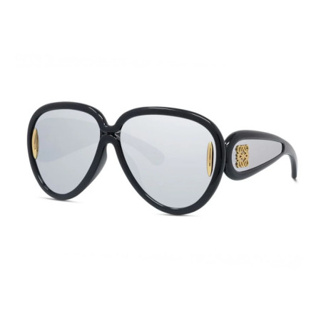 Loewe Women's Designer Aviator Sunglasses LW40132I6501C Smoke Mirror Lenses M15102