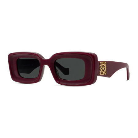Loewe Women's Designer Rectangle Sunglasses LW40101I66A Grey Lenses M13619