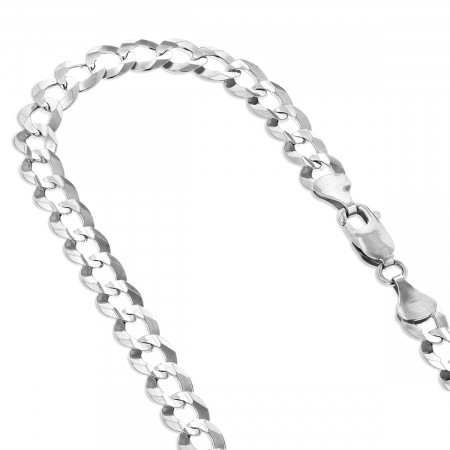 LUXURMAN Solid 14k Gold Curb Chain For Men... BA5D5SRB