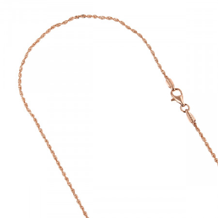 LUXURMAN Solid 14K Yellow Gold Rope Chain For Men & Women