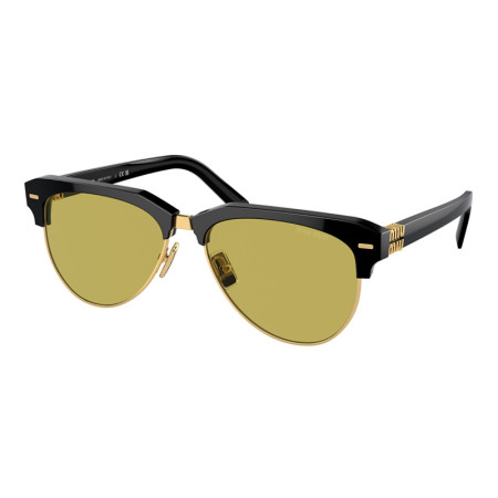 Miu Miu Women's Designer Aviator RX-Sunglasses MU09ZS1AB07O Olive Green Lenses M09402