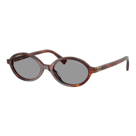 Miu Miu Women's Designer Oval RX-Sunglasses MU04ZS21C40O/50 Grey Lenses M12099