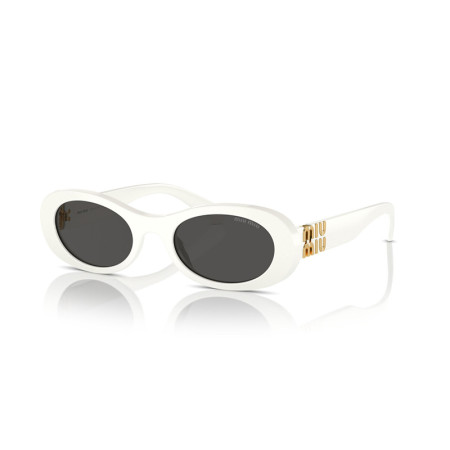Miu Miu Women's Designer Oval RX-Sunglasses MU06ZS1425S0 Dark Grey Lenses M18290