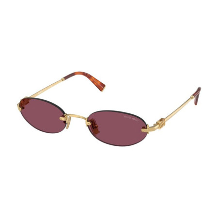 Miu Miu Women's Designer Oval RX-Sunglasses MUA54S5AK20Y Dark Violet Lenses M13872