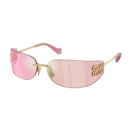 Miu Miu Women's Designer Rectangle Sunglasses MUA51S5AK90Y/75 Metal Frame M13549