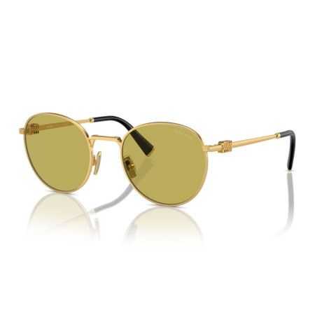 Miu Miu Women's Designer Round RX-Sunglasses MU55ZS5AK07O Olive Green Lenses M09410