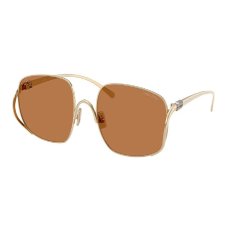 Miu Miu Women's Designer Square RX-Sunglasses MUA57SZVN90Q Brown Lenses M14528