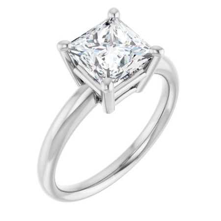 Olivia 2 Carat Square Diamond Solitaire Engagement Ring ST001DNS