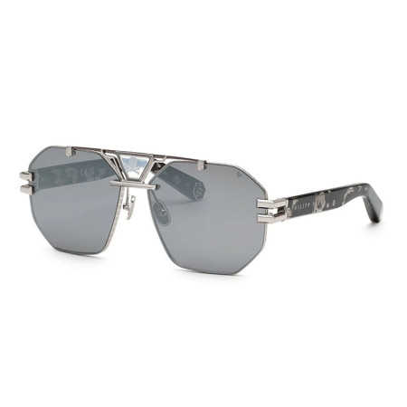 Philipp Plein Unisex Designer Aviator Sunglasses SPP077V523X M09950