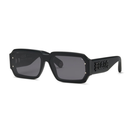 Philipp Plein Unisex Designer Rectangle RX-Sunglasses SPP1500703 Acetate Frame M13812
