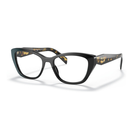 Prada Women's Designer Cat Eye Eyeglasses PR19WV1AB1O1/53 Clear Demo Lenses M18294