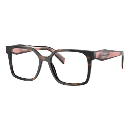 Prada Women's Designer Square Eyeglasses PRB03V23A1O1/54 Clear Demo Lenses M18302