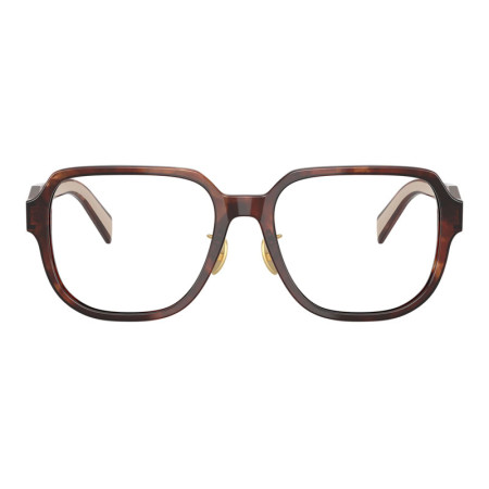 Prada Women's Designer Square Eyeglasses PRB07VD07R1O1/56 Clear Demo Lenses M18304