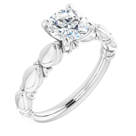 Rebecca 1 Carat Round Diamond Solitaire Engagement Ring ST221DNR