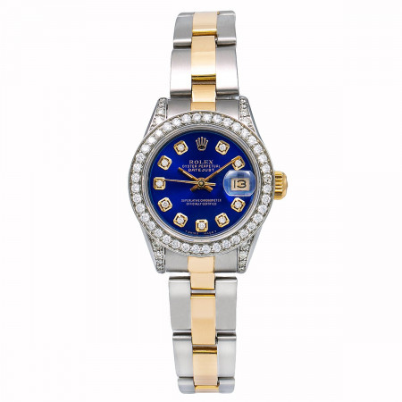 Rolex Datejust Womens Diamond Watch 2ct White MOP Steel and