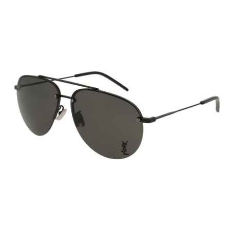 Saint Laurent Men's Designer Aviator Sunglasses CLASSIC11F005 Metal Frame M12686