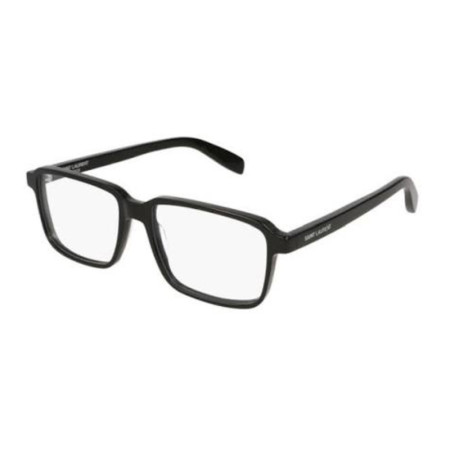 Saint Laurent Men's Designer Rectangle Eyeglasses SL190005 Clear Demo Lenses M15574