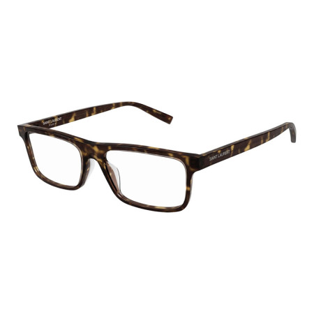 Saint Laurent Men's Designer Rectangle Eyeglasses SL483005 Clear Demo Lens M09587