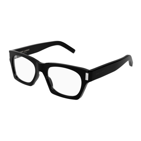 Saint Laurent Men's Designer Square Eyeglasses SL402OPT001 Clear Demo Lenses M14179