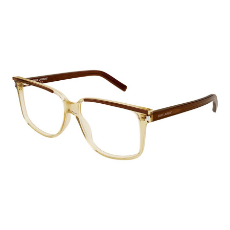 Saint Laurent Men's Designer Square Eyeglasses SL599OPT004 Clear Demo Lens M08917