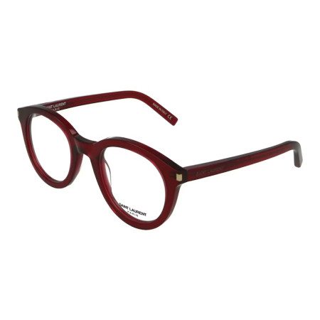 Saint Laurent Unisex Designer Round Eyeglasses SL105004 Clear Demo Lenses M15575