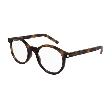 Saint Laurent Unisex Designer Round Eyeglasses SL521OPT002 Clear Demo Lenses M14186