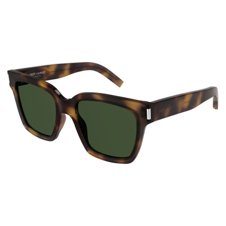 Saint Laurent Unisex Designer Square RX-Sunglasses SL507003 Green Lenses M15093