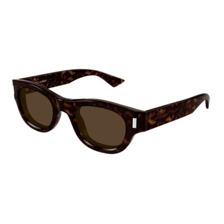 Saint Laurent Unisex Designer Square RX-Sunglasses SL761002 Brown Lenses M08982