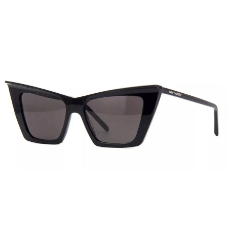 Saint Laurent Women's Designer Cat Eye black Sunglasses SL372001 Plastic Frame M05455