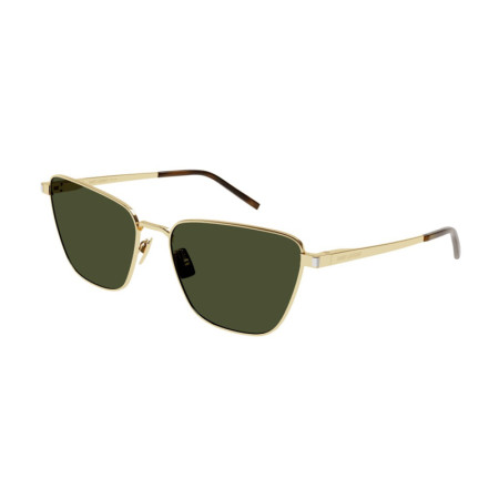 Saint Laurent Women's Designer Cat Eye Eyeglasses SL551003 Green Lenses M15188