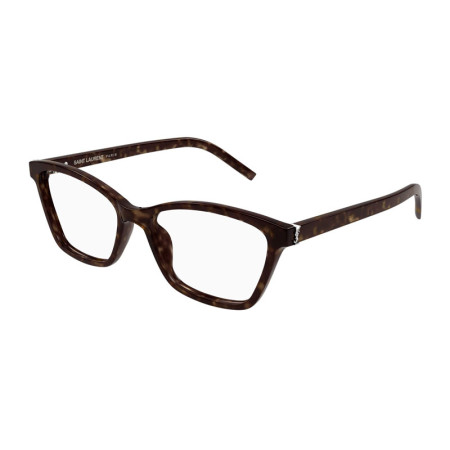 Saint Laurent Women's Designer Cat Eye Eyeglasses SLM128002 Clear Demo Lenses M13806