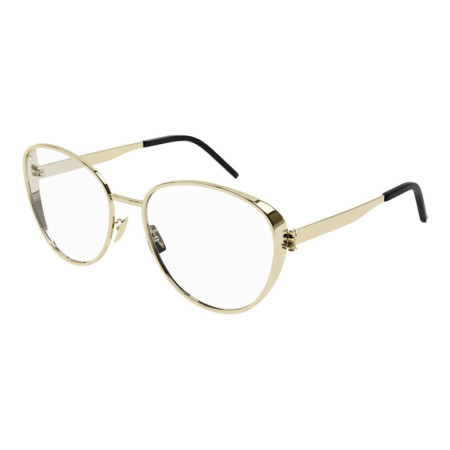 Saint Laurent Women's Designer Round Eyeglasses SLM93004 Clear Demo Lenses M14187