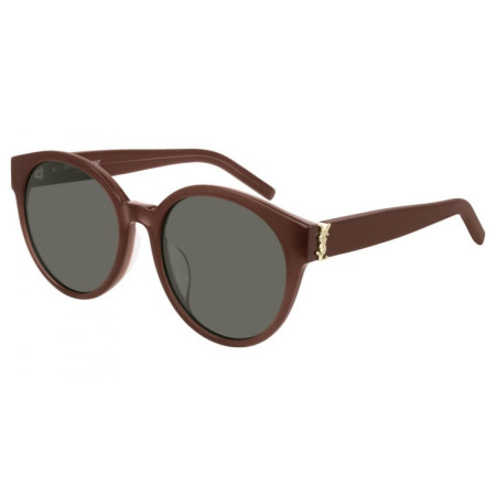 Saint Laurent Women's Designer Round Sunglasses SLM31/F010 Grey Lenses M09477