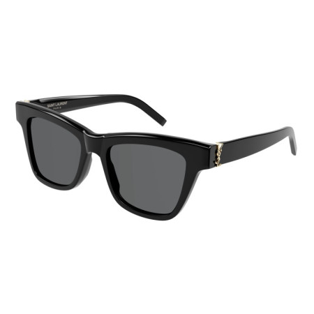 Saint Laurent Women's Designer Square Sunglasses SLM106005 Grey Polarized Lenses M13743