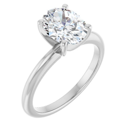 Skylar 2 Carat Oval Diamond Solitaire Engagement Ring ST059DNO
