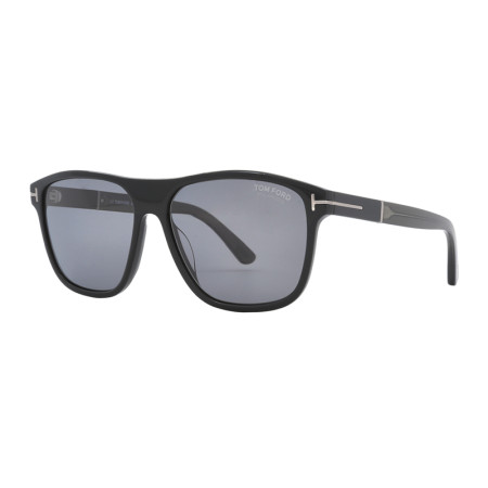 Tom Ford Men's Designer Square RX-Sunglasses FT1081-N01D Smoke Polarized Lenses M15613