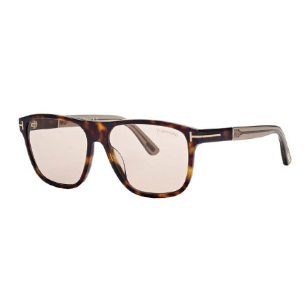 Tom Ford Men's Designer Square RX-Sunglasses FT108152E Brown Lenses M13600