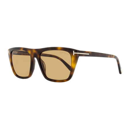 Tom Ford Men's Designer Square RX-Sunglasses FT117553E Brown Lenses M09082