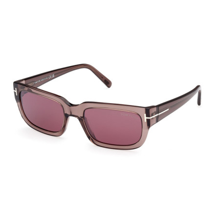 Tom Ford Unisex Designer Rectangle RX-Sunglasses FT107545U Bordeaux Mirror Lenses M10468