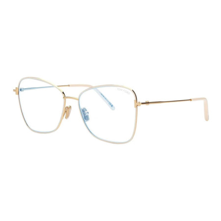 Tom Ford Women's Designer Butterfly Eyeglasses FT5906-B025/55 Metal Frame M09092