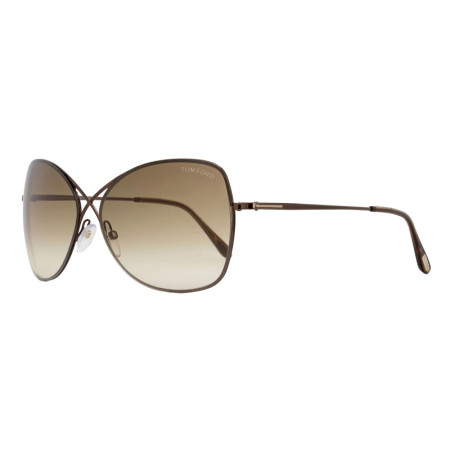 Tom Ford Women's Designer Butterfly RX-Sunglasses FT025048F Brown Gradient Lenses M14916