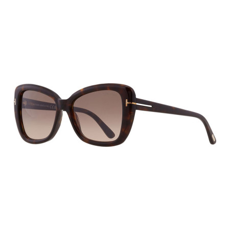 Tom Ford Women's Designer Butterfly RX-Sunglasses FT100852F Brown Gradient Lenses M13602
