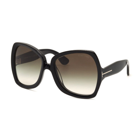 Tom Ford Women's Designer Butterfly RX-Sunglasses FT122201B Smoke Gradient Lenses M09443
