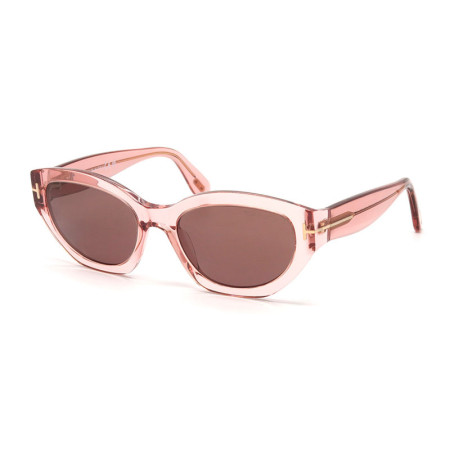 Tom Ford Women's Designer Cat Eye RX-Sunglasses FT108672E Brown Lenses M09068