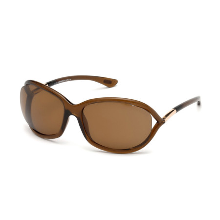 Tom Ford Women's Designer Geometric Sunglasses FT000848H Polarized Brown Lenses M09077