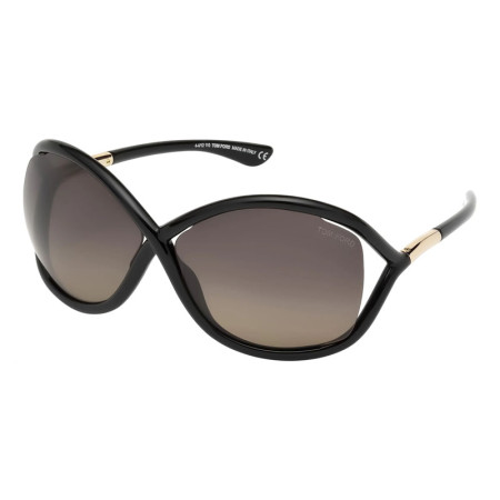 Tom Ford Women's Designer Geometric Sunglasses FT000901D Smoke Polarized Lenses M09053
