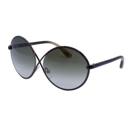 Tom Ford Women's Designer Round Sunglasses FT015936F Gradient Brown Lenses M09093