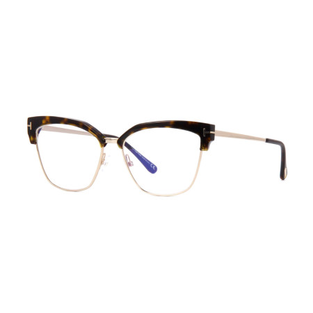Tom Ford Women's Designer Square Eyeglasses TF5547-B052 Clear Demo Lenses M14956