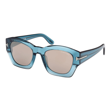 Tom Ford Women's Designer Square RX-Sunglasses FT108390L Roviex Mirror Lenses M14873
